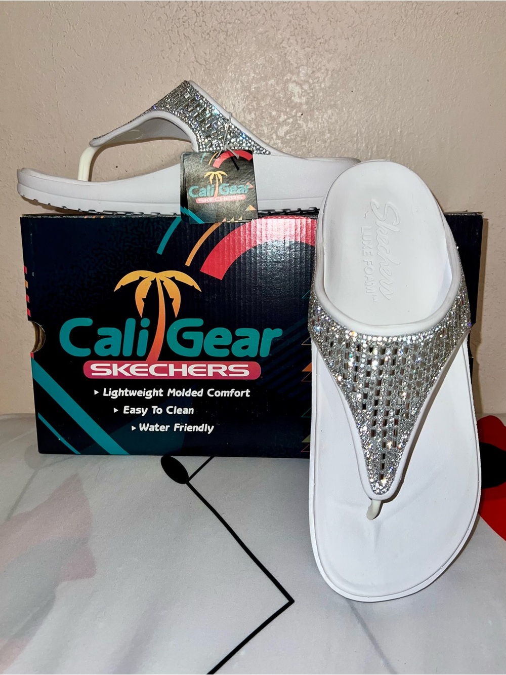 NWT Skechers Foamies: “Cali Breeze 2.0” Sandals Women’s Size 10